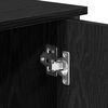 vidaXL Buffet Carvalho Preto 100 x 35 x 75 cm