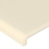 vidaXL Cabeceiras creme 180x5x78/88 cm couro artificial