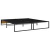 vidaXL Estrutura de cama 200x200 cm metal preto