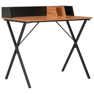 vidaXL Secret&aacute;ria 80x50x84 cm preto e castanho