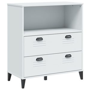 vidaXL Estante VIKEN 80x40x90 cm derivados de madeira branco