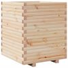 vidaXL Vaso/floreira de jardim 60x60x72 cm madeira de pinho maci&ccedil;a