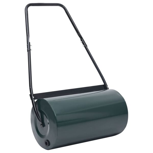 vidaXL Rolo para relvado 57 cm 43 L verde e preto
