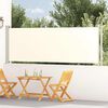 vidaXL Toldo lateral retr&aacute;til para p&aacute;tio 117x600 cm cor creme
