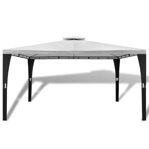 vidaXL Gazebo com telhado 3 x 4 m branco creme