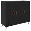 vidaXL Buffet Carvalho Preto 89,5 x 34 x 80 cm Madeira processada