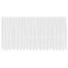 vidaXL Cortina de Renda com cortinas Branco 140 x 500 cm Poli&eacute;ster
