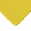 vidaXL Almofadas de Assento 4 pcs Amarelo Claro 40 x 40 x 3 cm tecido