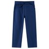 vidaXL Cal&ccedil;as de crian&ccedil;a com cord&atilde;o azul-marinho 140