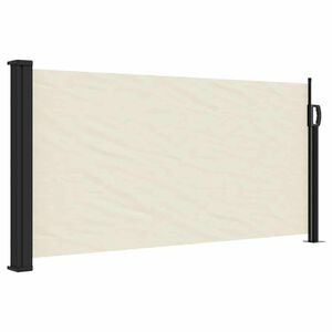 vidaXL Toldo lateral retr&aacute;til 100x300 cm cor creme