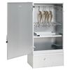 vidaXL Defumador BBQ c/ aparas madeira 44,5x29x83 cm a&ccedil;o galvanizado