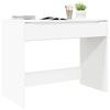 vidaXL Mesa com gaveta Branco 100 x 50 x 78 cm Madeira engenheirada