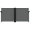 vidaXL Toldo lateral retr&aacute;til 120x1000 cm antracite