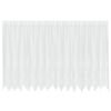 vidaXL Cortina de Renda Branco 140 x 400 cm Poli&eacute;ster