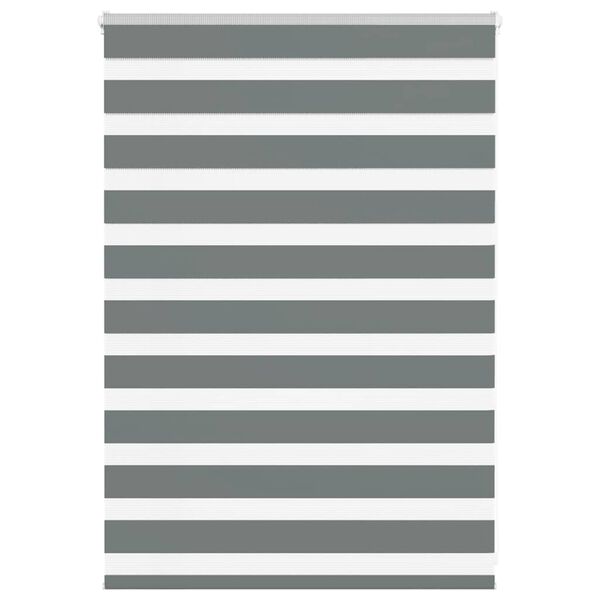 vidaXL Cortina de zebra 100x100 cm largura do tecido 95,9 cm poli&eacute;ster