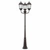 vidaXL Luz de Jardim Bronze 235 cm Alumínio