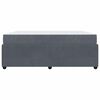 vidaXL Estrutura da Cama com colch&atilde;o Cinza Escuro 180 x 200 cm tecido