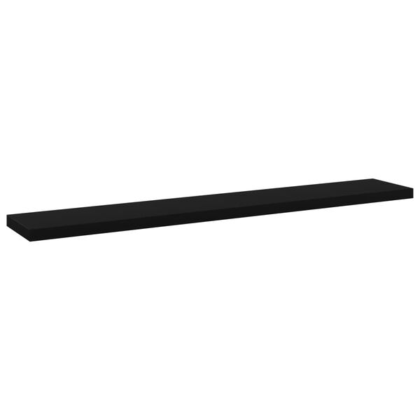 vidaXL Prateleiras para estante 8 pcs 60x10x1,5cm contraplacado preto