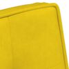 vidaXL Cadeira de relaxamento 64x74x84 cm veludo amarelo