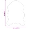vidaXL Tapete Sint&eacute;tico de Pele de Ovelha Tafalla Branco 60 x 90 cm