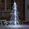 vidaXL &Aacute;rvore de Natal com 160 LEDs Branco Frio 150 cm Acr&iacute;lo