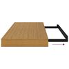vidaXL Prateleira de Parede 4 pcs Bege 50 x 23 x 4 cm