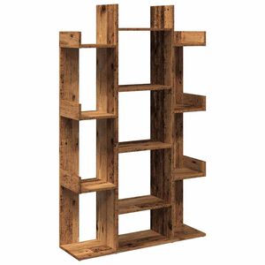 vidaXL Arm&aacute;rio livros madeira antiga 86x25,5x140 cm madeira trabalhada
