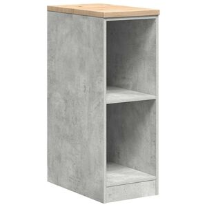 vidaXL Arm&aacute;rio de arruma&ccedil;&atilde;o de garagem bet&atilde;o cinzento 30x51x85 cm