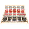 vidaXL Estrutura de cama com 12 ripas e cabeceira ajust&aacute;vel 90x200 cm