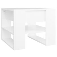 vidaXL Mesa de centro 55,5x55x45 cm madeira processada branco