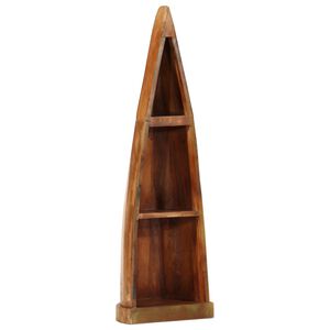 vidaXL Arm&aacute;rio em forma de barco 39x27x127cm madeira recuperada maci&ccedil;a