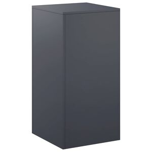 vidaXL Suporte para Plantas Antracite 40 x 40 x 80 cm A&ccedil;o inoxid&aacute;vel