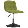 vidaXL Cadeiras de jantar girat&oacute;rias 2 pcs veludo verde-claro
