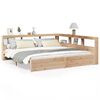 vidaXL Cama com estante sem colch&atilde;o 180x200 cm pinho maci&ccedil;o