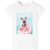 T-shirt infantil cor cru 116