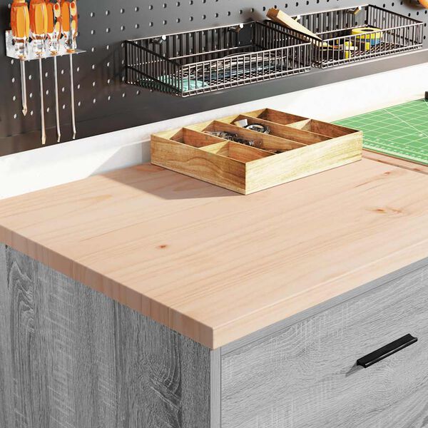 vidaXL Arm&aacute;rios de garagem 2 pcs derivados de madeira cinzento sonoma