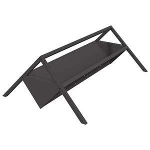 vidaXL Trincheira para Alimenta&ccedil;&atilde;o de Gado Preto 111 x 76 x 38 cm