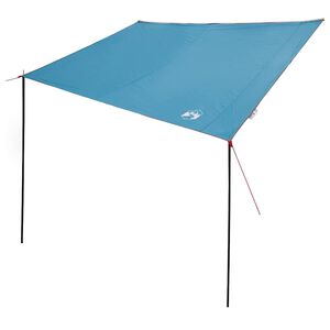 vidaXL Toldo de Caravana pessoa 240 x 350 cm Azul tafet&aacute;