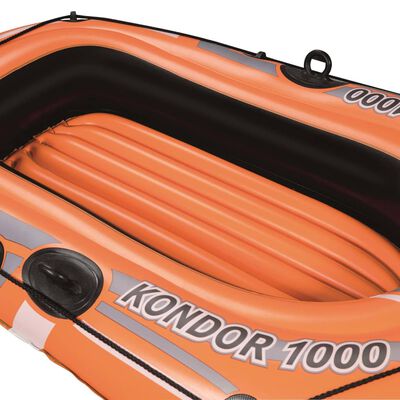 Bestway Conjunto de barco insuflável Kondor 1000 Set 155x93 cm 61078
