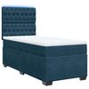 vidaXL Cama boxspring com colch&atilde;o 80x200 cm veludo azul