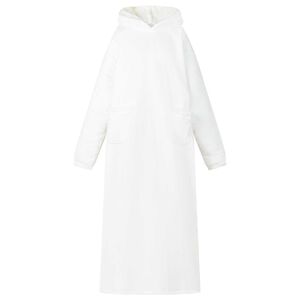 vidaXL Sweatshirt manta Branco M Fleece e Flanela