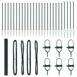 vidaXL Poste de Cerca Verde