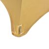 vidaXL 2 pcs capas extens&iacute;veis para mesa 80 cm dourado