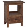 vidaXL Mesa-de-cabeceira Castanho 30 x 30 x 47 cm