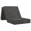 vidaXL Sof&aacute; Cama Dobr&aacute;vel 90 x 63 x 45 cm Cinzento-Escuro
