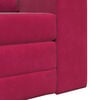 vidaXL Sof&aacute;-Cama Vinho Vermelho 98 x 71 x 83 cm Veludo