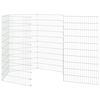vidaXL Recinto exterior p/ animais 6 pain&eacute;is 54x100cm ferro galvaniz.