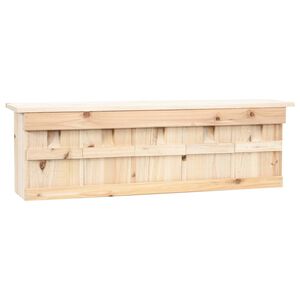 vidaXL Casa para pardais com 5 divis&otilde;es 68x15x21 cm madeira de abeto