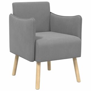 vidaXL Poltrona Cinzento-Escuro Veludo Granulado