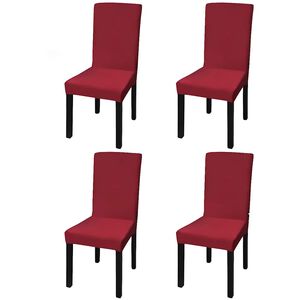 vidaXL Capa extens&iacute;vel para cadeiras, 4 pcs, bord&ocirc;